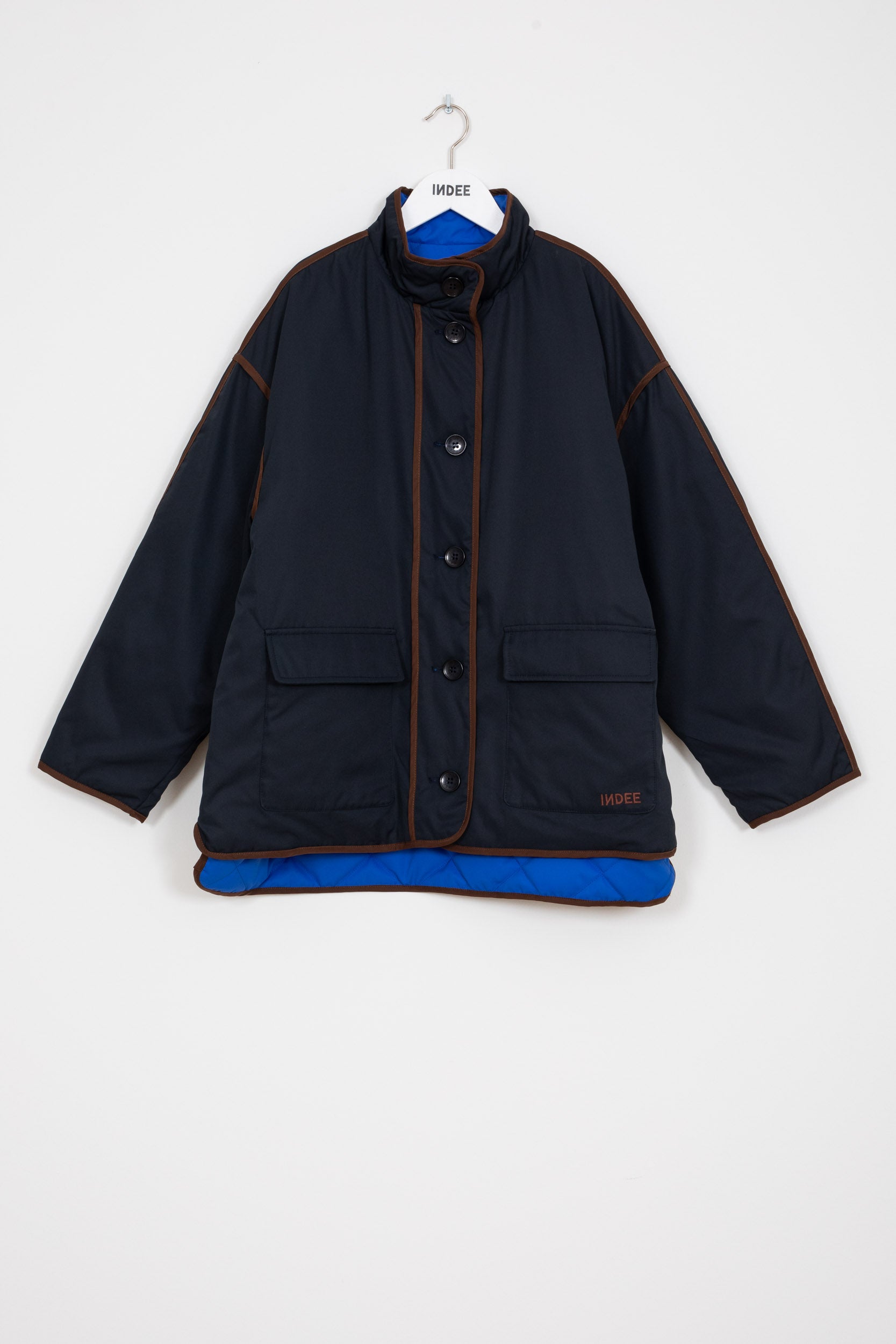 Warmup jacket navy - Reversible