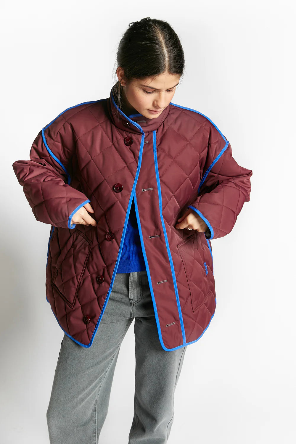 Warmup jacket steel - Reversible