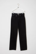 Waves denim straight leg pants - Black