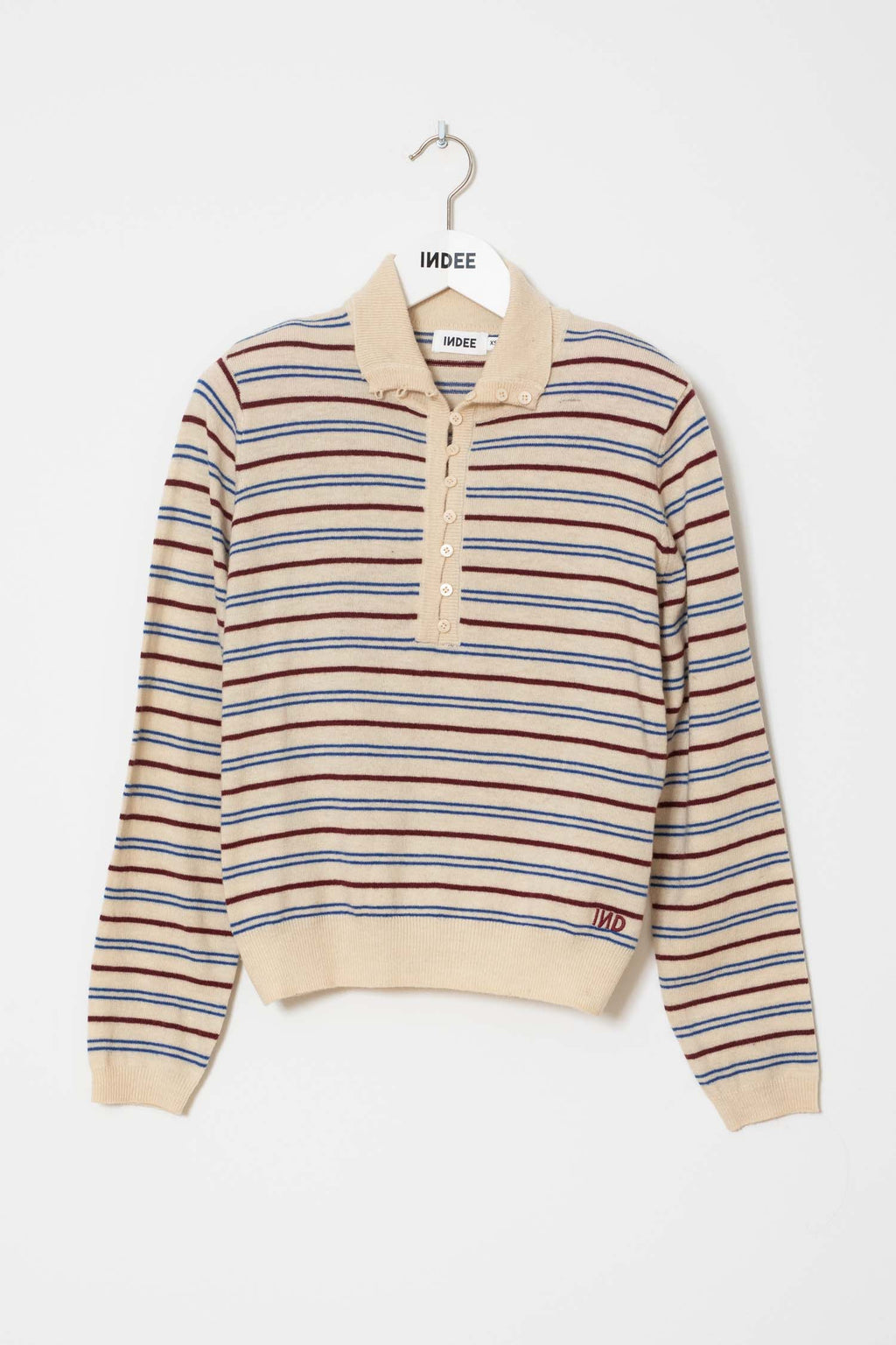 Webcam striped pullover