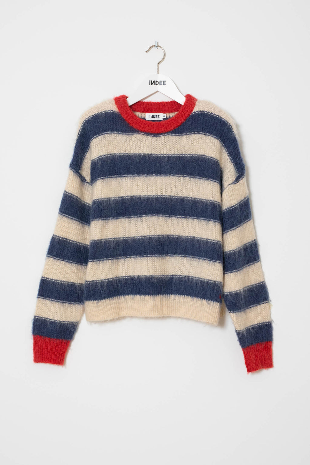 Willow pullover w/ stripes