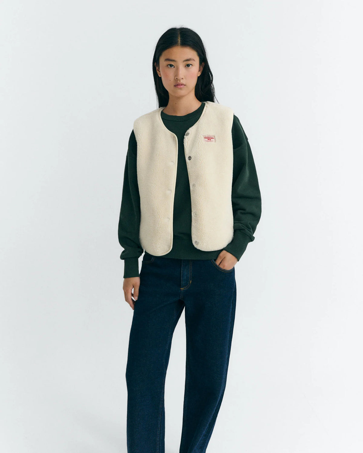 Jay vest - Ivory white