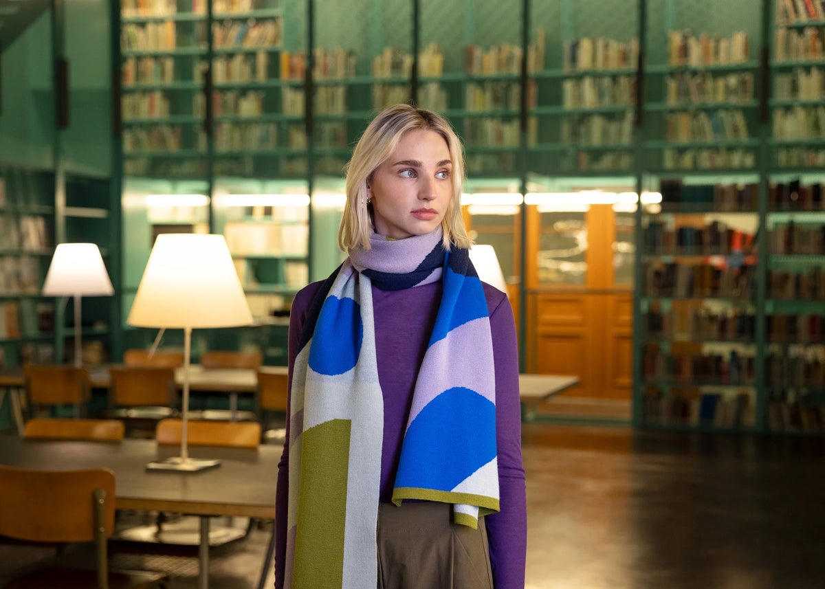 Hyphen kiwi scarf