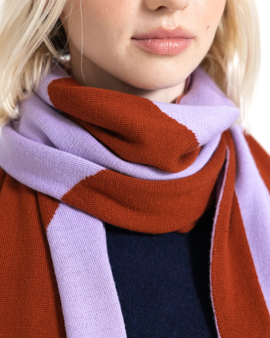 Semicolon lilac - Maxi scarf