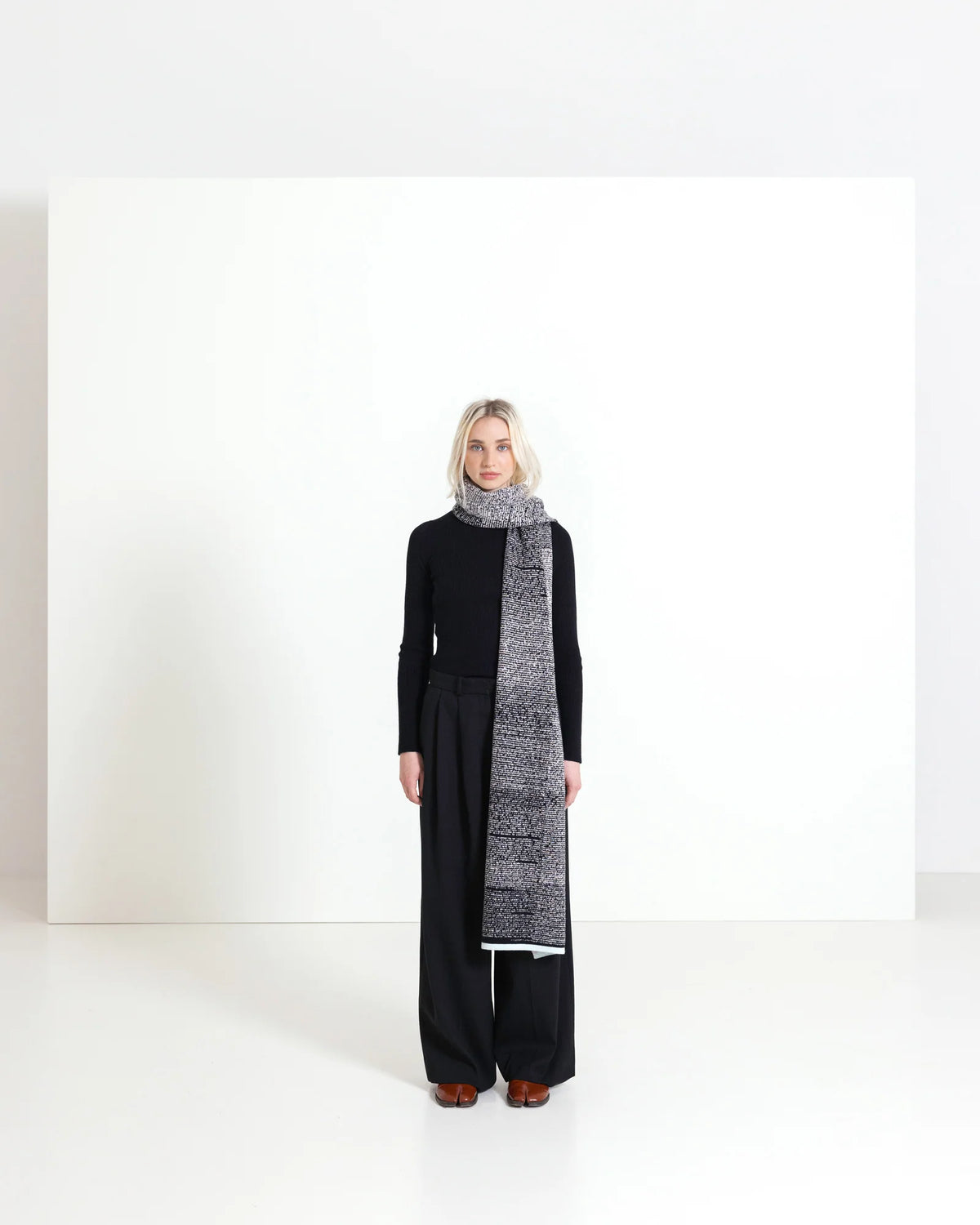 Apostrophe teal - Maxi scarf