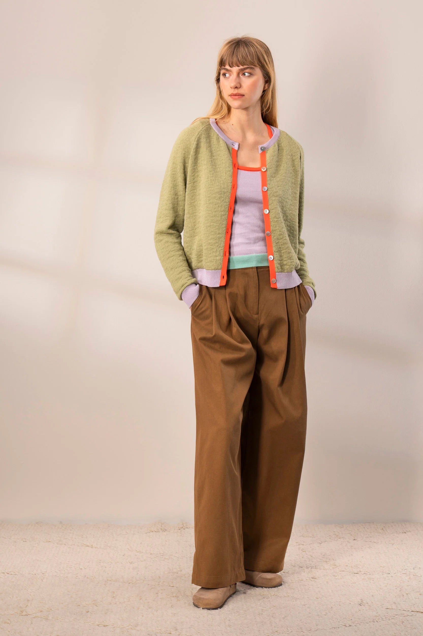 Atlas Cardigan Pistache