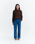Delft blue corduroy serena pants