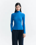 Delft blue Aine rib top