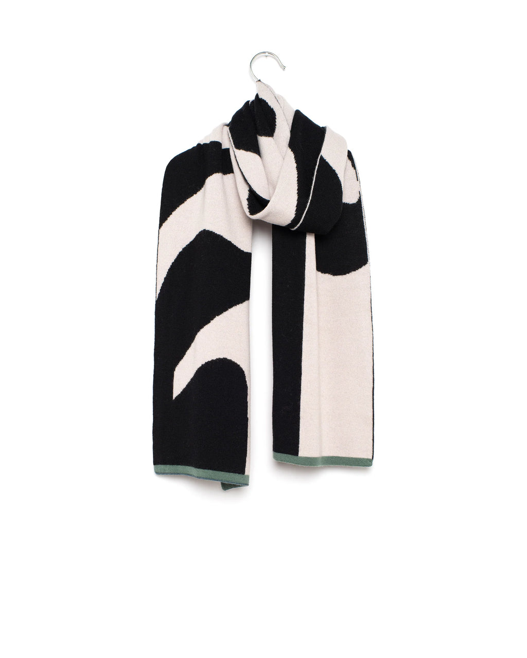 Semicolon black - Midi scarf