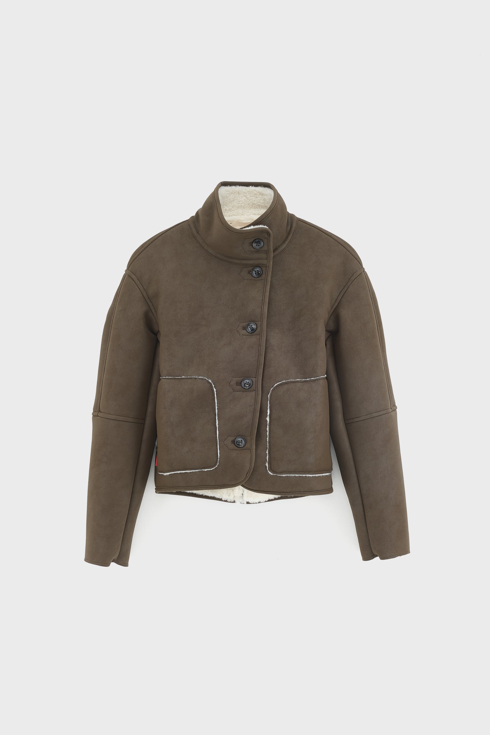 Jackie reversible jacket - Sepia
