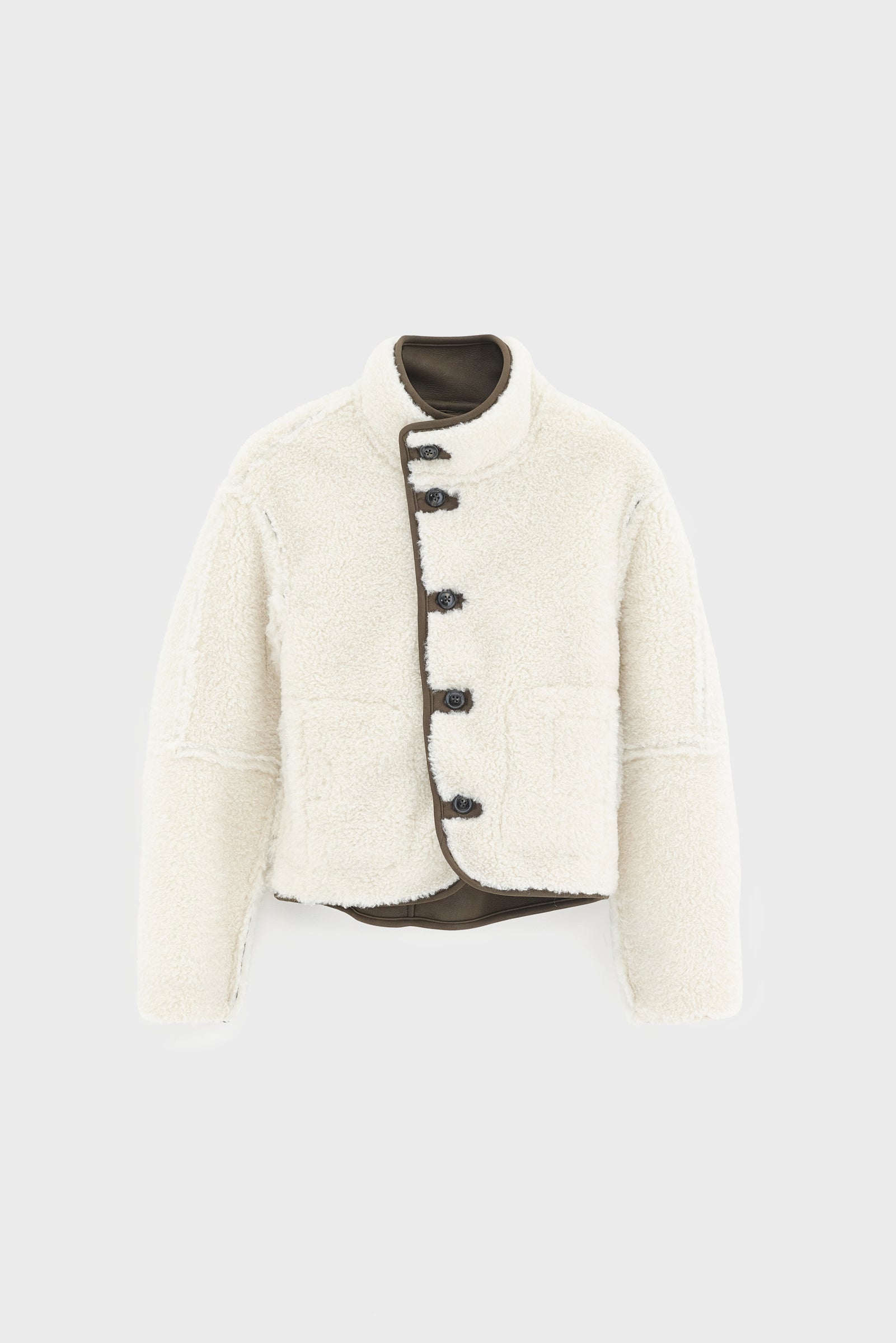 Jackie reversible jacket - Sepia