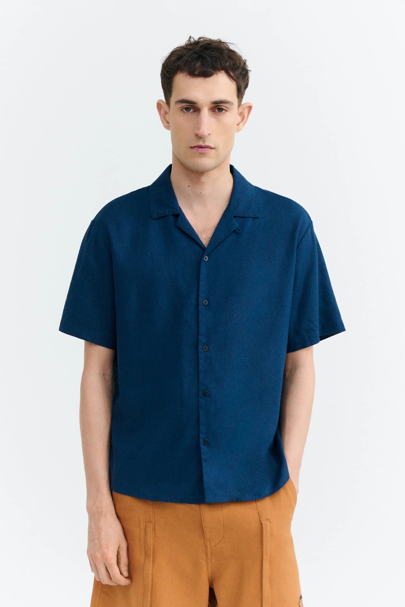 Blue Night Hemp Shirt
