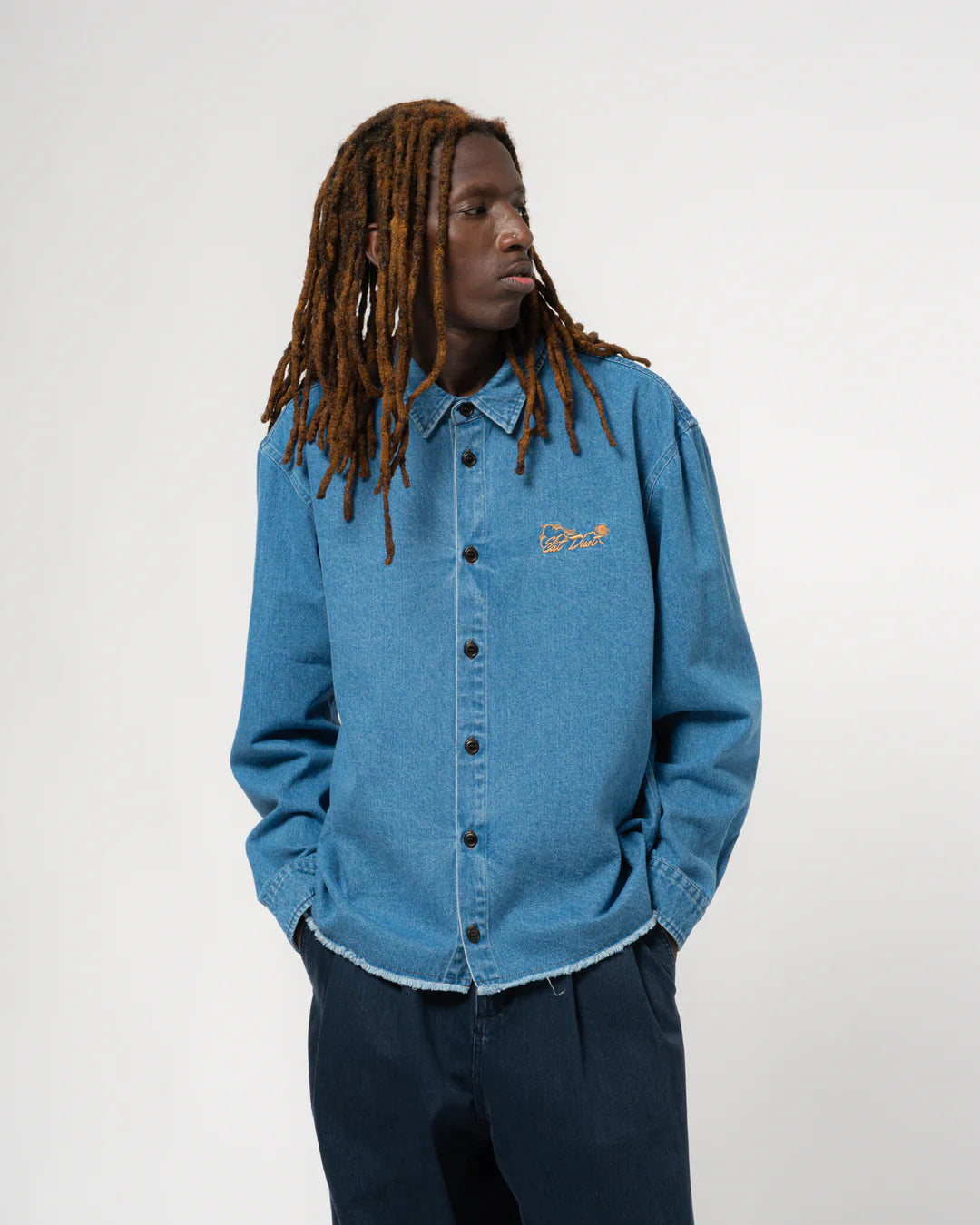 Oversized Worker Shirt – Straight Hem