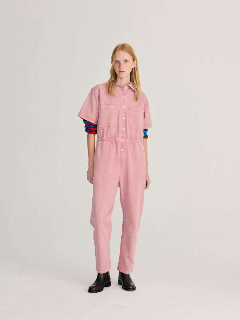 Embroidery twill overall