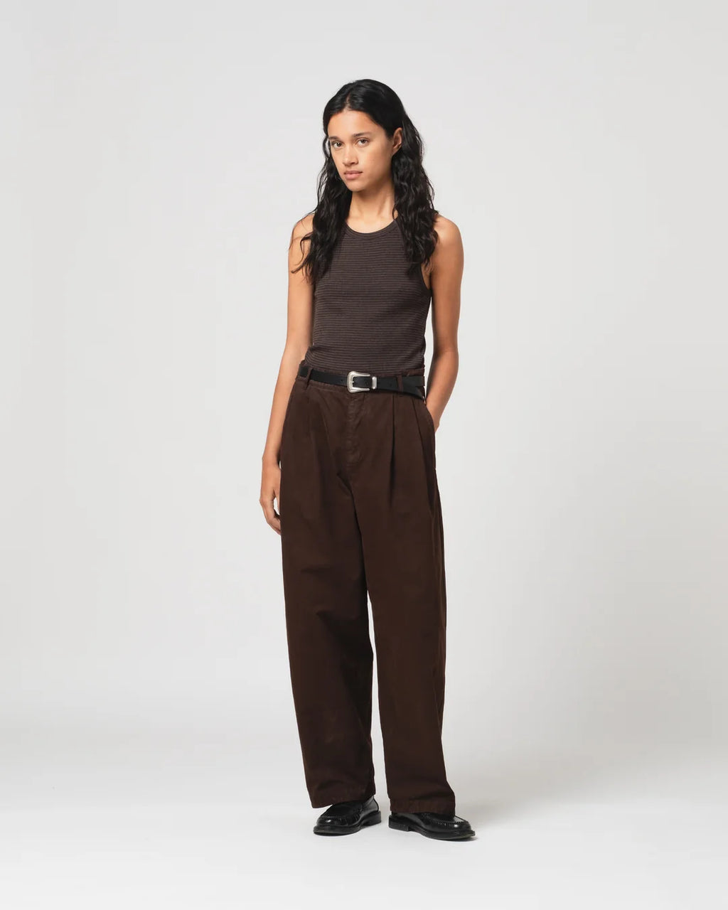 Ambassador Pants – Gabardine Satin Ebony